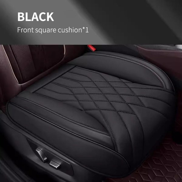 Seametal Funda De Asiento De Coche De Lujo CojíN De Asiento Completamente Envuelto Resistente Al Desgaste AntiarañAzos Protector De Asiento De Coche Universal Para SedáN Suv-image