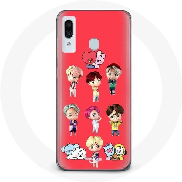 Funda Para Samsung Galaxy A20E BTS Tinytan AnimacióN BT21 PóSter-image