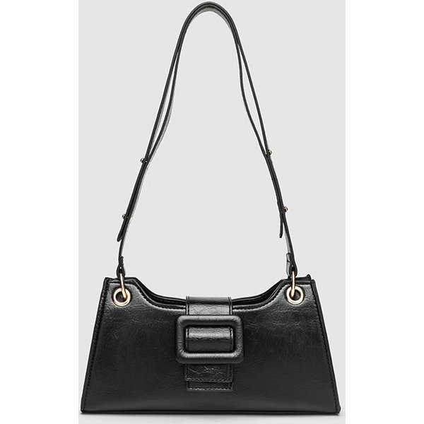 Bolso Cruzado Texturizado Estilo FrancéS Bolso De Mano Para Axila Bolso Sencillo De Moda De Un Solo Hombro Bolso Cuadrado PequeñO Mujer Gray-image