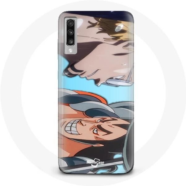 Funda - Maniacase - Samsung Galaxy A50 - Silicona - Flexible - Anime Manga One Piece Negro-image
