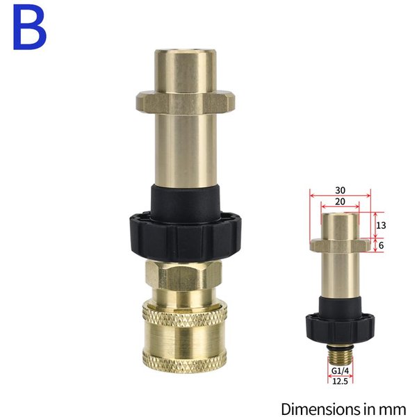 Adapter Pistoletu Do Myjki CiśNieniowej Z SzybkozłąCzką 1/4 '' Cala Do WięKszośCi Myjek CiśNieniowych-image