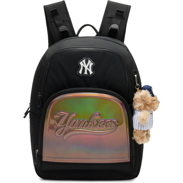 Mlb New York Yankees 25FW Plecak Szkolny DużA Pojemność Wygodny Wszechstronny Lekki Plecak Unisex Czarny 7LBKBC35N-50BKS Black-image