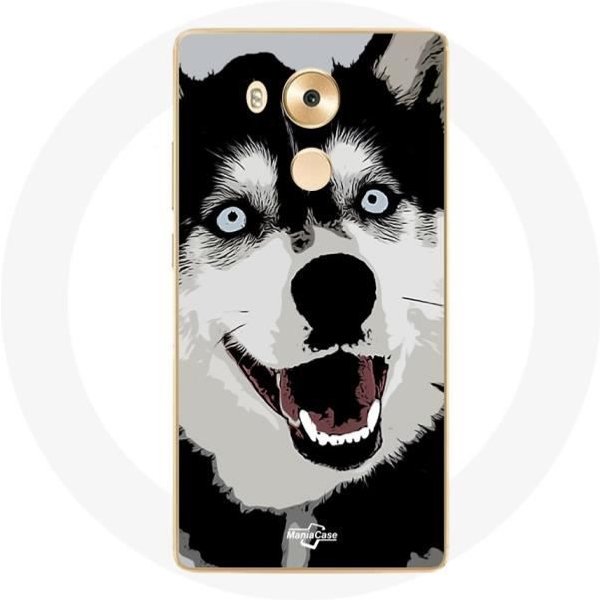 Funda Para Huawei Mate 8 Husky Siberiano Ojos Azules-image