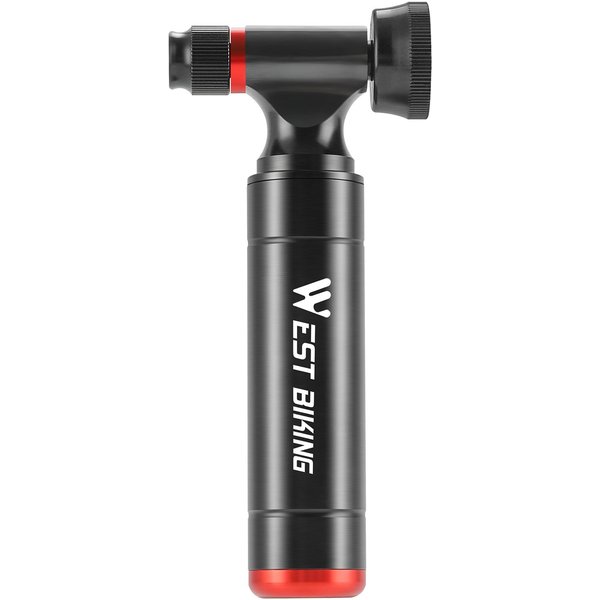 Pompka Rowerowa CO2 Ze Stopu Aluminium Pompka Do Opon Rowerowych PrzenośNa Pompka Do RoweróW Szosowych CO2 Pompka Rowerowa-image