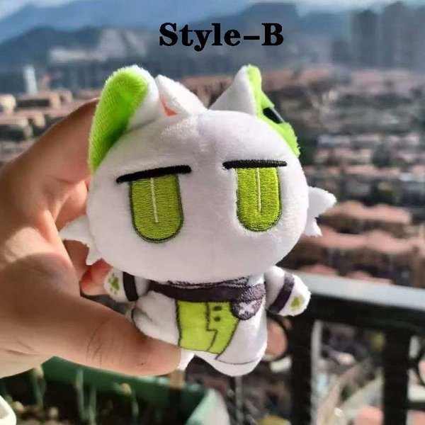 RóżNy Styl 10Cm Urocza Gra Arknights Ama-10 Postać Kaltsit Pluszowa Zabawka Cosplay KreskóWka Anime Kal'tsit Brelok Pluszak Lalka About 10Cm-image