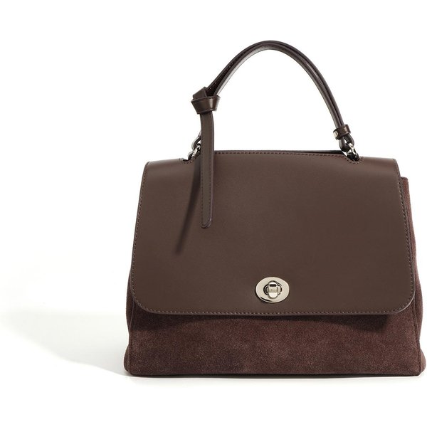 Bolso De Mano De Cuero Moderno Y VersáTil Bolso Cruzado De Un Solo Hombro Gran Capacidad Temperamento Bolso De Mujer De Gama Alta Gray-image