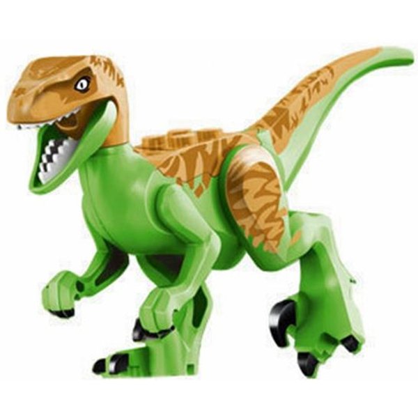 Klocki BlokująCe Dinozaury Z Jurajskiego Parku Tyranozaur Rex Wjern Welociraptor Stegozaur Klocki Do Budowania Zabawki Idealne Dla Dzieci Dinozaur-image