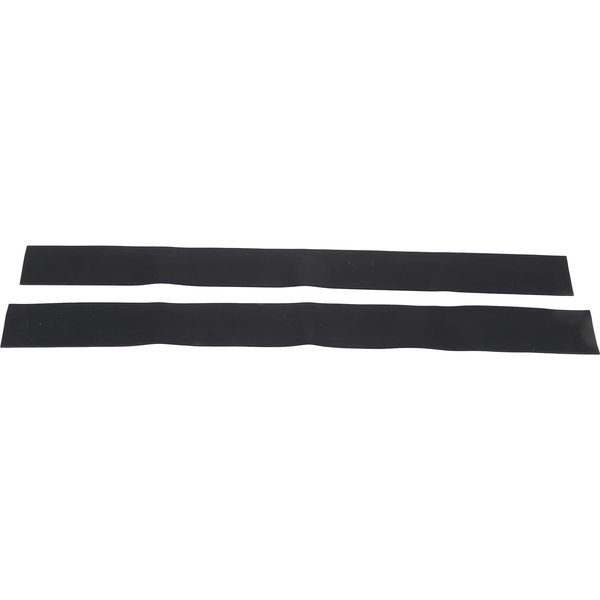2 Szt. 25 Cali Czarne Pokrycie Blatu Kuchenki Silikonowe Olejoodporne Plamoodporne WypełNiacz Szczeliny Kuchenki Do Restauracji-image