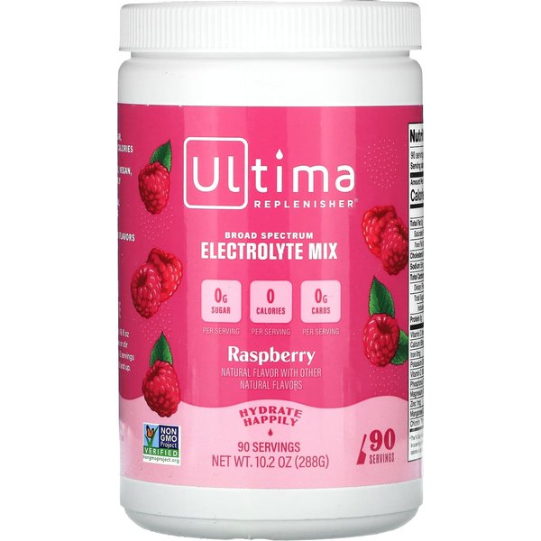 ReposicióN ÚLtima, Mezcla De Electrolitos, Frambuesa, 10.2 Oz (288 Gramos)-image