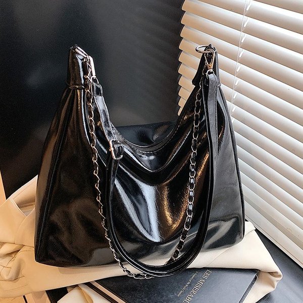 Bolso De Gran Capacidad Para Mujer Nuevo Verano VersáTil De Moda Bolso De Motocicleta Moderno Para Viajar Suave Bolso De Mujer Pitot Gray-image
