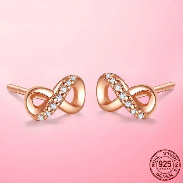 Pendientes De Plata De Ley 925 Pendientes De Plata Estrella De Mar CorazóN Pendientes De BotóN Para Mujer NiñA Esposa Regalo Plata De Ley 925 JoyeríA De Moda Original Brown-image