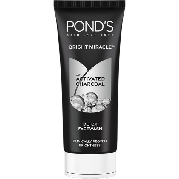 Pond's Pure Detox Limpiador Facial 100G Con CarbóN Activado Para Piel Radiante Limpieza Profunda Limpiador Facial De Uso Diario Para Todos Los Tipos De Piel-image