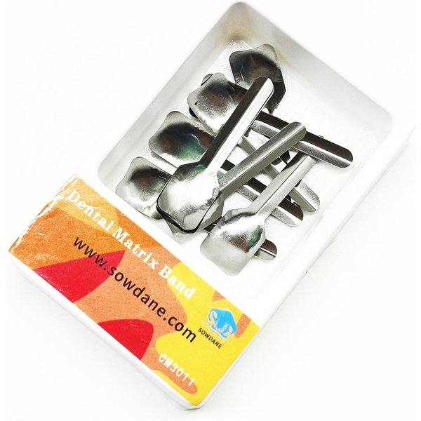 12 Szt./ 30 Szt. Systemy Matryc Dental Twin Anterior Matrix DużE MałE Paski Do ZęBóW Przednich MateriałY Do WypełNień Stomatologicznych 1 Pack Anterior 9Mm Gray-image