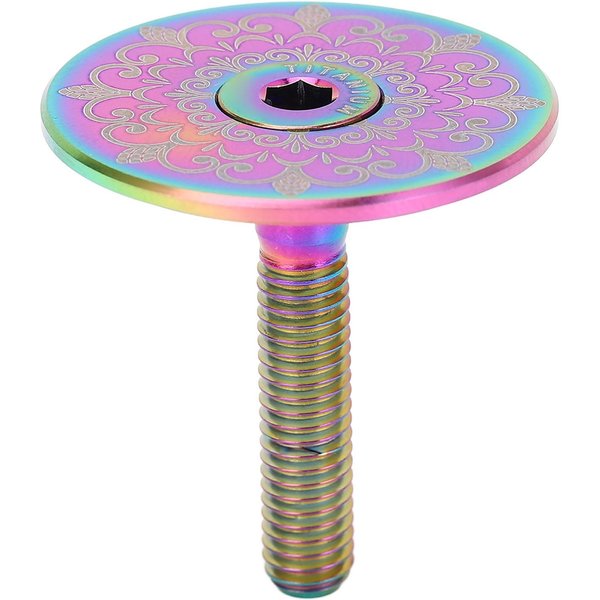 Pokrywa SteróW Rowerowych Ze Stopu 28,6 Mm, GóRna Nasadka Wspornika Widelca Przedniego Do Roweru GóRskiego/Szosowego, WzóR Totem-image