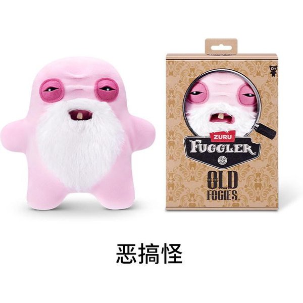Fuggler Monstruo Divertido Feo Serie Viejo PíCaro Feo Lindo Raro De Moda MuñEco De Peluche Juguete De Peluche Coleccionable Para Adulto DecoracióN Del Hogar White-image