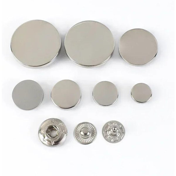 20 ZestawóW ZapięCia Zatrzaskowe Meetee 10-25Mm Metalowe Zatrzaski Napy Guziki Do Szycia Kurtki PłAszcza RzemiosłA SkóRzanego Akcesoria SprzęTowe 20Mm-image