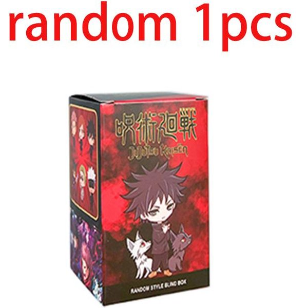 Anime Jujutsu Kaisen Figurka Wersja Q Satoru Gojo Itadori Yuji Fushiguro Megumi Kugisaki Model Samochodu Dekoracja Ornament Prezent Zabawka Red-image