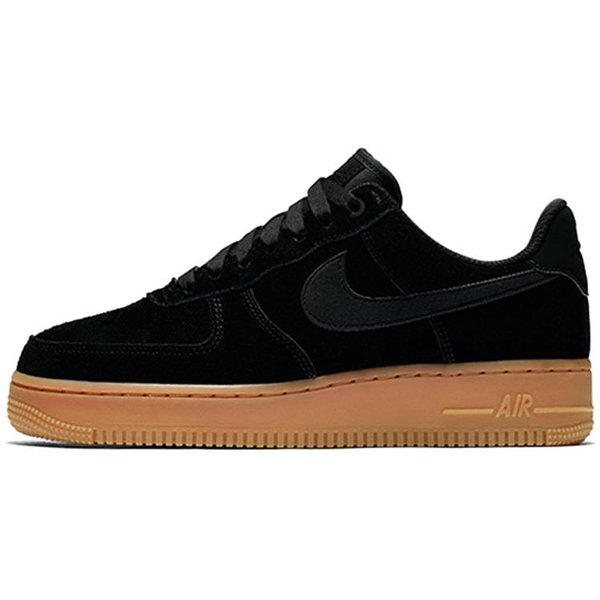Nike Air Force 1 Low Czarne Z Gumową Podeszwą Damskie AA0287-002 36.5-image