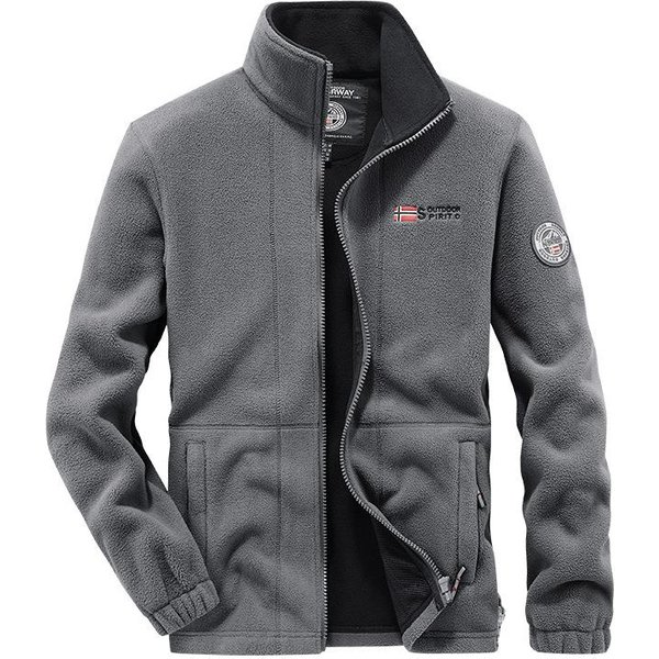 Nueva Chaqueta De Forro Polar Para Hombre De OtoñO E Invierno CáRdigan De Forro Polar SuéTer Casual XL-image