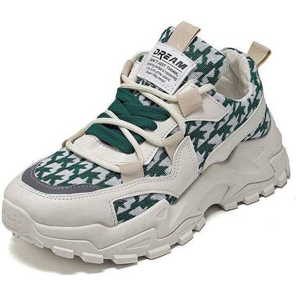 Zapatos Casuales De Papá Para Mujer, Nuevos Zapatos Deportivos Transpirables De Suela Gruesa Con Forma De Muffin Para Principios De Primavera, Zapatos De Mujer De Moda Para Primavera 38 Gray-image
