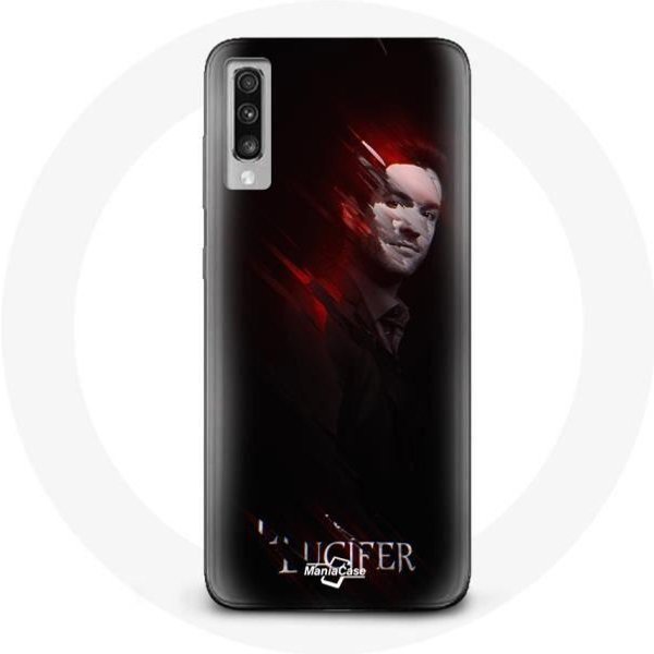 Funda - Samsung - Galaxy A70 - Lucifer - Flexible - Negro - ProteccióN Negro-image