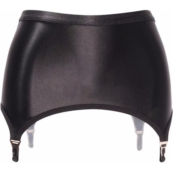 Retro Czarne Szelki Mini Sukienka Metalowe Klipsy Pas Do Podtrzymywania PońCzoch Pas ModelująCy Talię Klub Nocny Seksowne Kostiumy Tancerka Elastyczna Bielizna One Size Gray-image