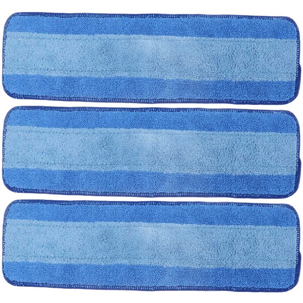 3PCS Recambios De Mopa De Doble Uso HúMedo Seco Reutilizables Almohadilla De Microfibra Para Mopa Bona Limpieza De Suelos-image