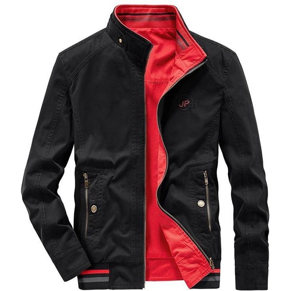 Chaqueta Reversible Holgada Informal De Talla Grande Para Hombre, Nueva, De Primavera Y OtoñO, Para JóVenes, Chaqueta Reversible Para Hombre 2XL-image