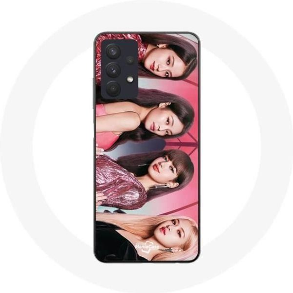 Funda - Blackpink - Samsung Galaxy A32 4G - Flexible - Negra - DiseñO Blackpink Negro-image
