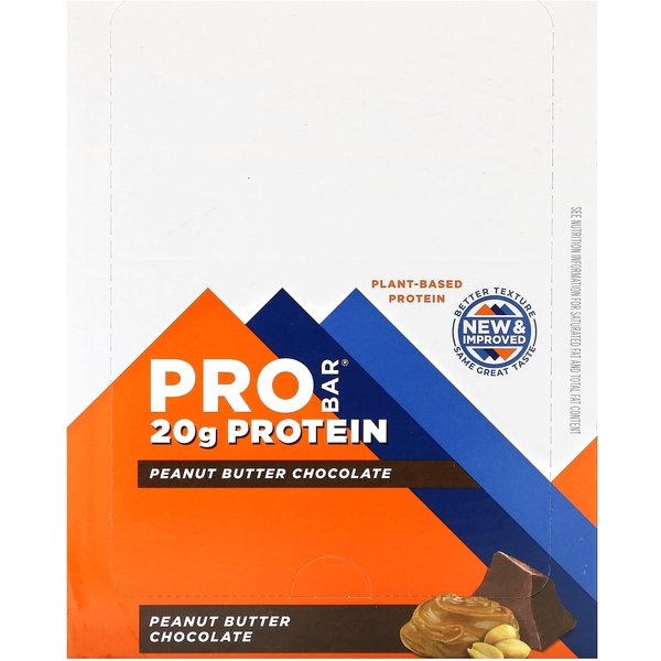 Probar, Barra De ProteíNa, Chocolate Con Mantequilla De Cacahuete, 12 Paquetes, 70 G (2.47 Oz) Cada-image