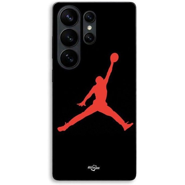 Funda Para Samsung Galaxy S26 Ultra Logo Jordan 23 Nike Baloncesto Color Rojo Manacase Negro-image