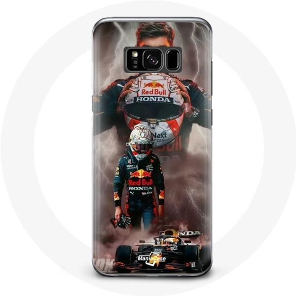 Funda - Maniacase - Samsung Galaxy S8 - FóRmula 1 - Max Verstappen - Flexible Negra-image