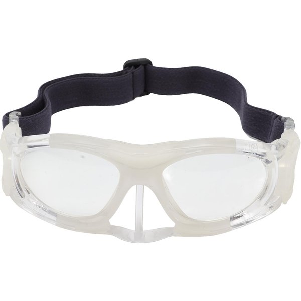 Okulary Sportowe Outdoor Odporne Na Uderzenia PiłKa NożNa KoszykóWka Gogle BezpieczeńStwa Anty UV Anty Eksplozyjne Okulary Sportowe BiałE BiałY-image
