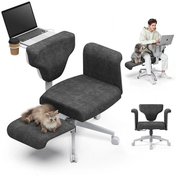Silla Multiposiciones - Newtral - Freedom-X-Pro - Gris Oscuro - Reposabrazos - 1 Plaza Gris-image