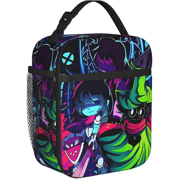 Ralsei Juego Deltarunes Bolsas De Almuerzo Aisladas PortáTil Contenedor De Comida Bolsa Refrigeradora Fiambrera Bolso De Mano Universidad Exterior Hombres Mujeres One Size-image
