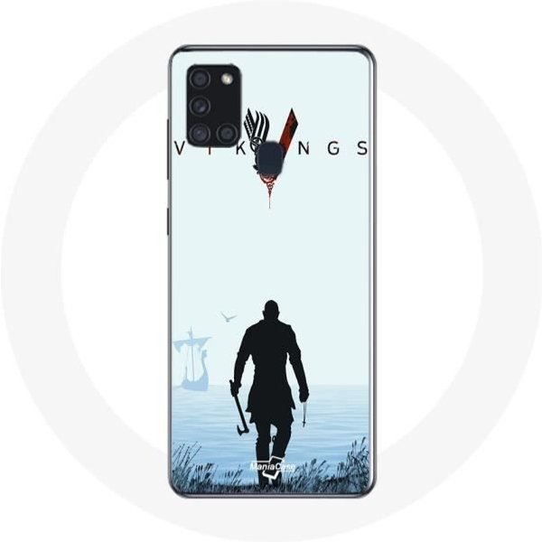 Funda - Maniacase - Samsung Galaxy A21S - Flexible - Vikings - Ragnar Lothbrok-image