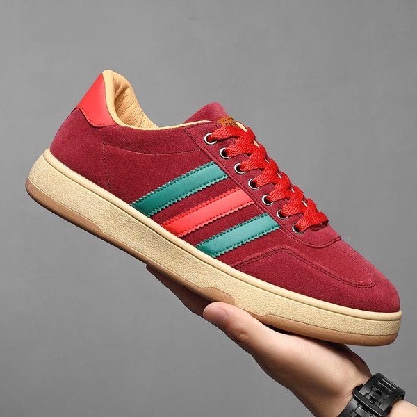 Zapatos De Skate Nuevos Zapatos Retro Para Hombre Zapatos Deportivos Casuales Zapatos De Moda Trendy Para Estudiantes Masculinos Zapatillas Niche 43 Beige-image