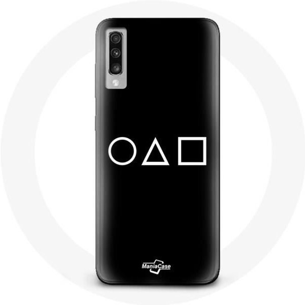 Funda - El Juego Del Calamar - Samsung Galaxy A70 - Flexible - Negro - ProteccióN Para Smartphone Negro-image