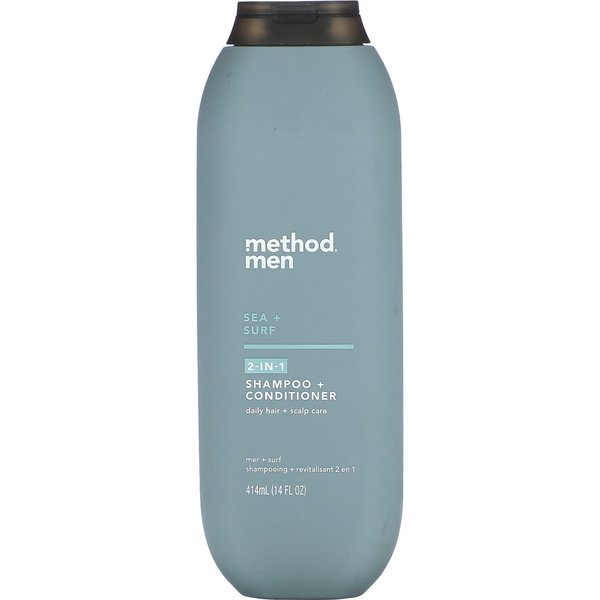 Method, Men's, Szampon I OdżYwka 2 W 1, Ocean + Surf, 14 Fl Oz (414 Ml) Gray-image