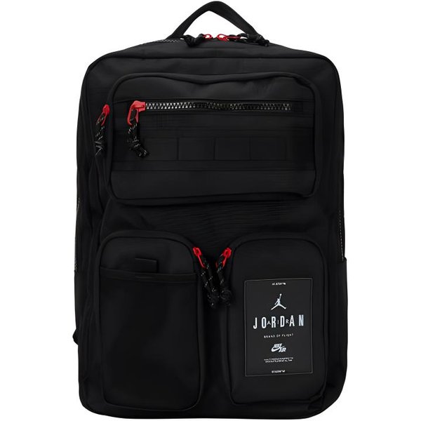 Mochila Jordan De PoliéSter Mediana Unisex Negra Onesize-image