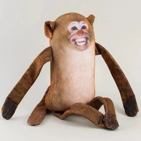 Juguetes De Peluche De Mono De 25 Cm Dibujos Animados Lindos Suaves Rellenos MuñEcos Almohada De Broma Para Regalo De CumpleañOs De NiñO Navidad-image