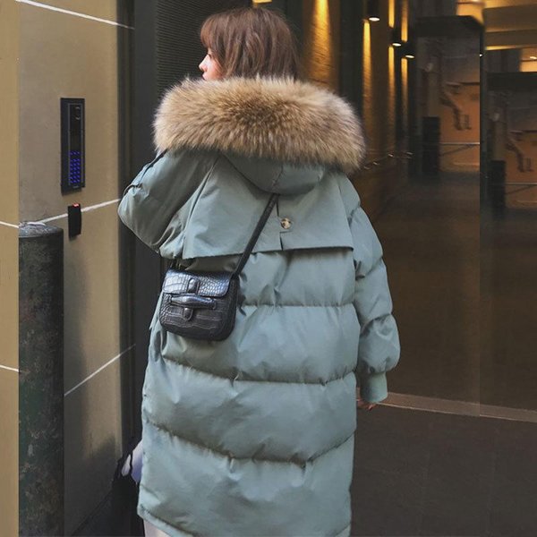 Nowy Zimowy PłAszcz BawełNiany Puchowy W DużYm Rozmiarze Dla Kobiet, ŚRedni I DłUgi PłAszcz BawełNiany W Stylu KoreańSkim, LuźNa Kurtka BawełNiana, Pogrubiony PłAszcz Piekarnikowy 3XL Gray-image