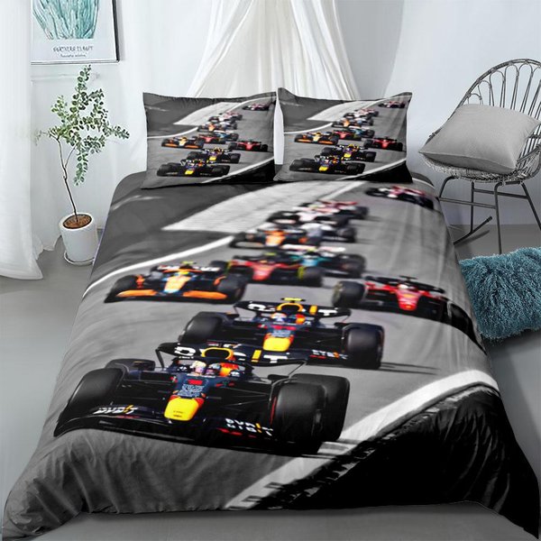 Zestaw Poszwy Na KołDrę FormułY Fizyczne UK Pojedynczy PodwóJny Queen US Twin Full King Size Zestaw PośCieli 150X200Cm-image