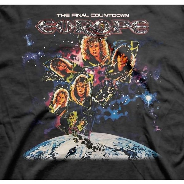 ¡Nuevo! Europa Banda The Final Countdown Camiseta Unisex ÁLbumes S A 5XL SG088 S Gray-image