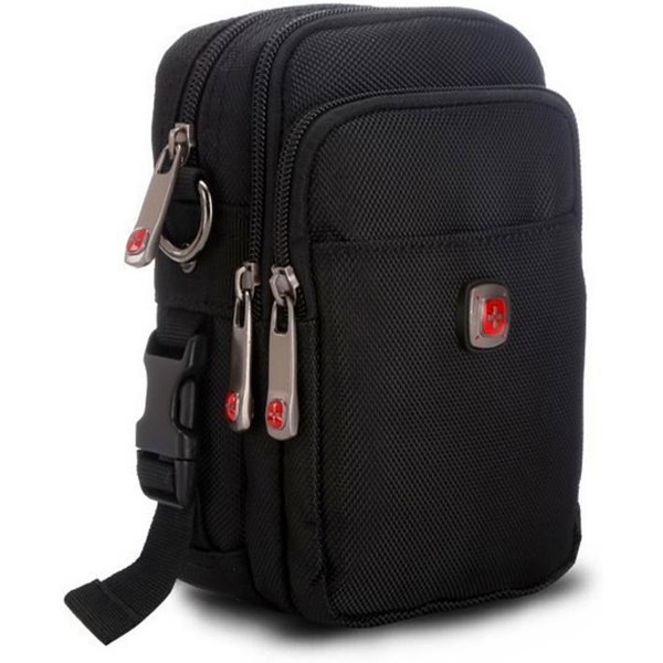 Navaja Suiza, RiñOnera Para Hombre, Bolso Diagonal, Bolso De Ocio, PequeñO Bolso Cruzado Para TeléFono MóVil, Bolso PequeñO De Hombro, Mochila De Ocio M Negro-image