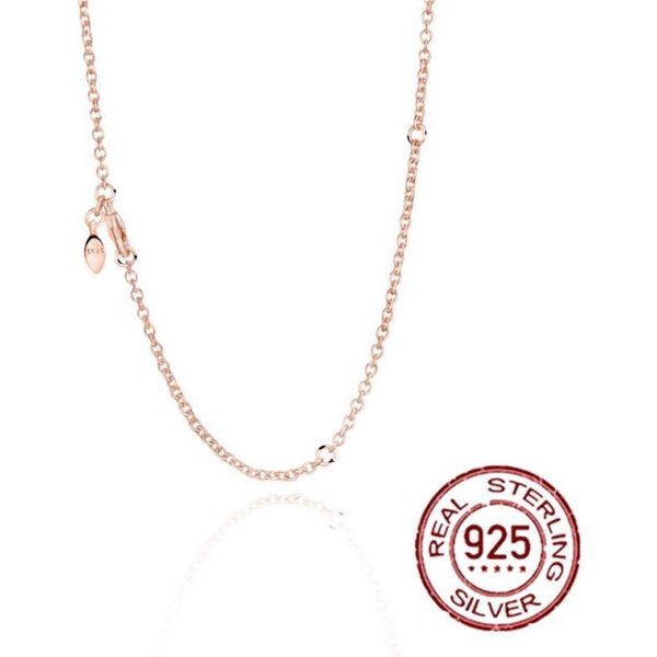 Plata De Ley 925 Nuevo Charm Para Collar Panjia Original Mujer DIY Regalo Colgante White-image