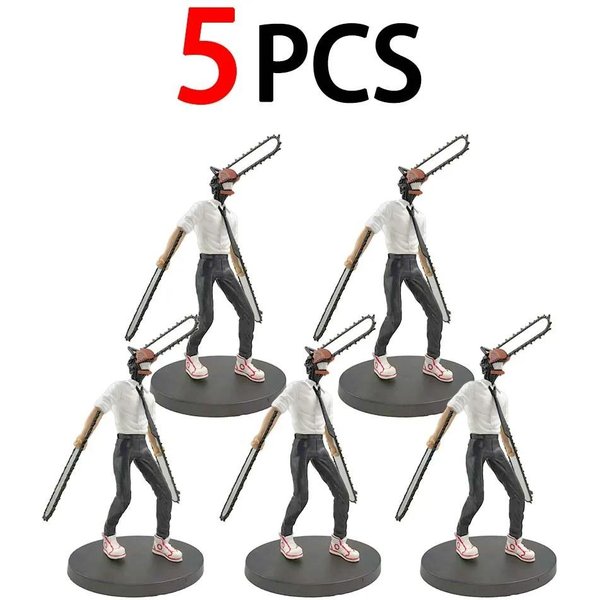 19Cm Chainsaw Man Denji Figurka Anime Denji/Power Figurka Akcji 1560 Chainsaw Man Denji Figurka Kolekcjonerska Dla DorosłYch Lalka Zabawka-image