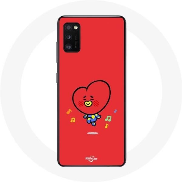 Funda Para Samsung Galaxy S20 BTS Bangtan Boys BT21 Tata V Fondo Rojo-image