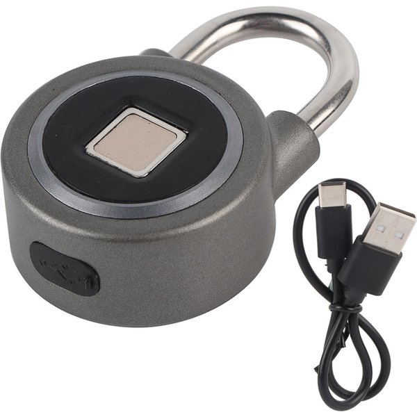 Cerradura Inteligente Sin Llave Con Huella Dactilar Impermeable Bluetooth Control Por APP Seguridad Candado Antirrobo-image