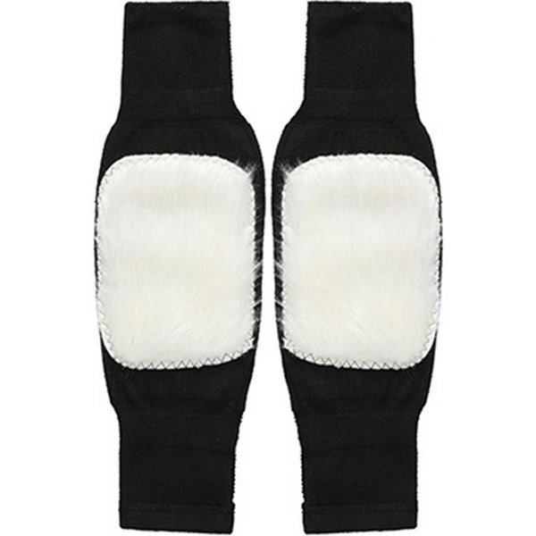 Manguito Calentador De Rodilla De Cachemira TéRmico De Invierno Para Mujeres Hombres Rodillera De Lana Soporte Dolor Articular Tendinitis Artritis-image